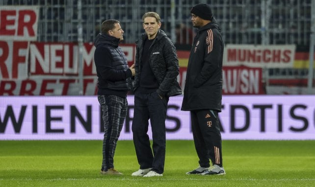 Vincent Kompany avec Christoph Freund