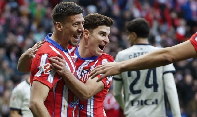 Clément Lenglet sous le maillot de l'Atlético de Madrid