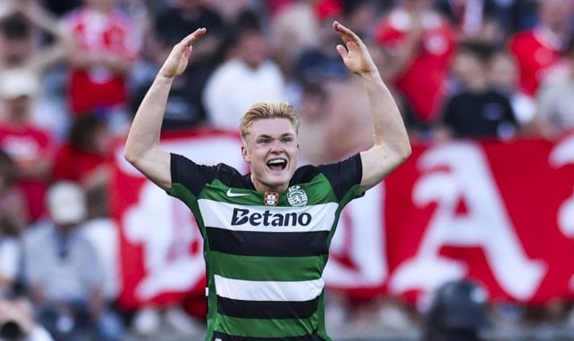Conrad Harder, buteur avec le Sporting CP