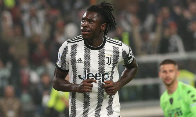 Moise Kean sous les couleurs de la Juventus Turin