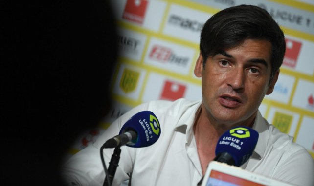L'entraîneur du LOSC Paulo Fonseca en conférence de presse