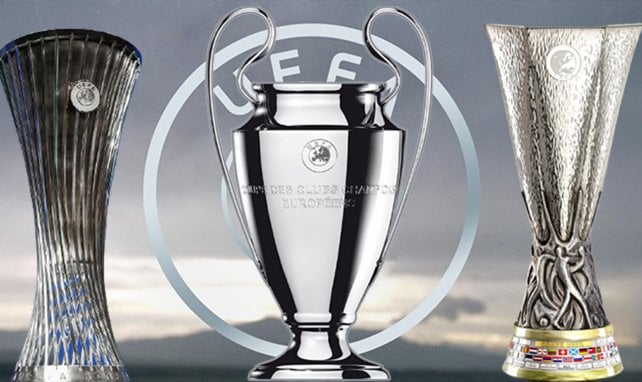 Les 3 coupes d'Europes de l'UEFA
