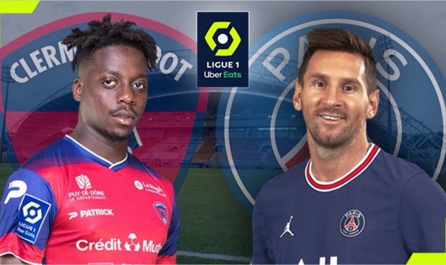 Mohamed Bayo (Clermont) face à Lionel Messi (PSG)