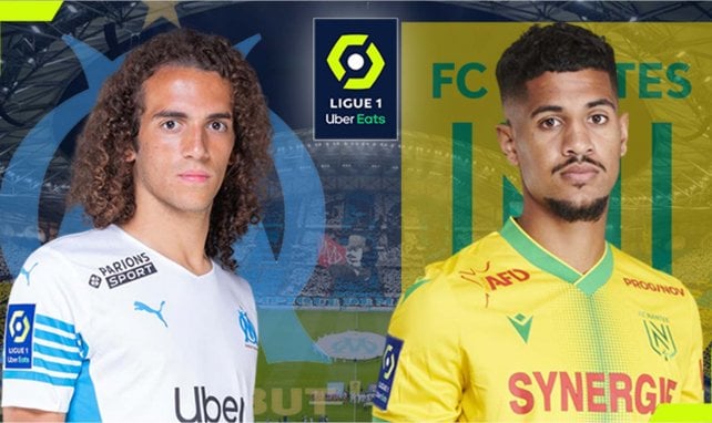 Mattéo Guendouzi (OM) face à Ludovic Blas (Nantes)