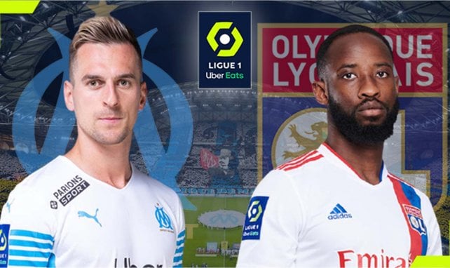 Arkadiusz Milik (OM) et Moussa Dembélé (OL)