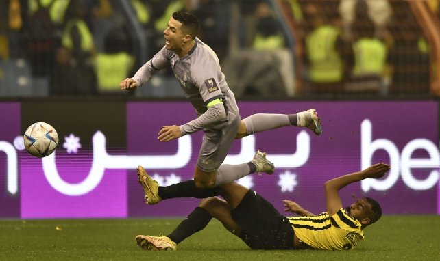 Cristiano Ronaldo lors de la défaite des siens contre Al Ittihad