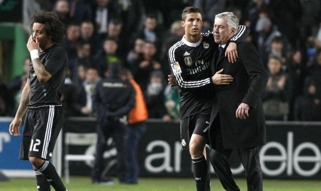 Ronaldo et Ancelotti ensemble au Real Madrid en 2015