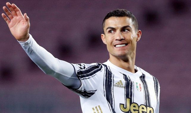 Cristiano Ronaldo avec le maillot de la Juventus