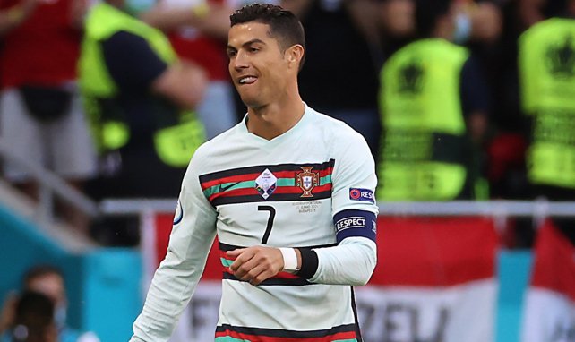 Cristiano Ronaldo sous le maillot du Portugal.