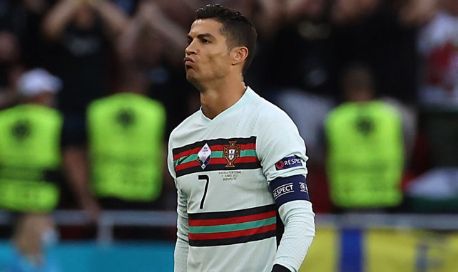 Cristiano Ronaldo sous le maillot du Portugal.