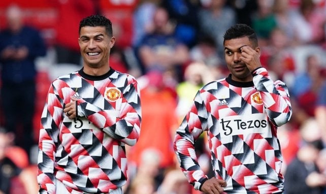 Cristiano Ronaldo et Casemiro à Manchester United