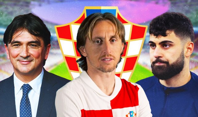 Dalic, Modric et Gvardiol avec la Croatie