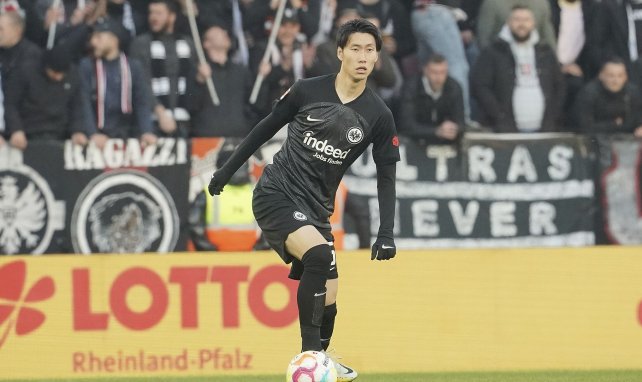 Daichi Kamada sous les couleurs de l'Eintracht Francfort