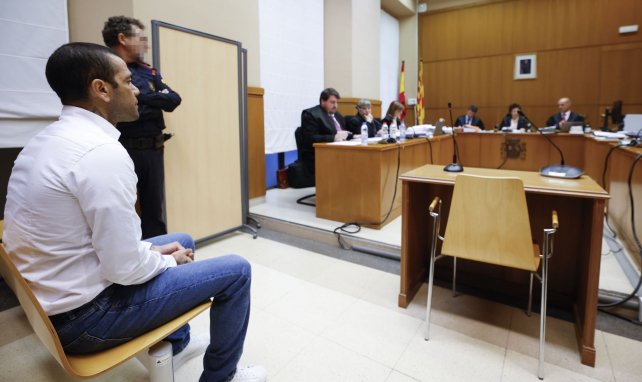 Dani Alves, ici lors de son procès à Barcelone