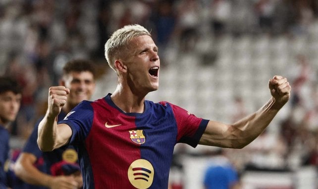 Dani Olmo avec le FC Barcelone