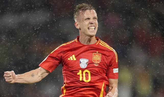 Dani Olmo avec l'Espagne