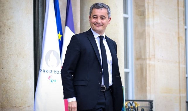 Gérald Darmanin à la sortie d'un conseil des ministres