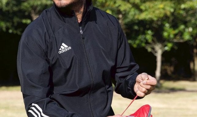 David Beckham et sa paire de Predator