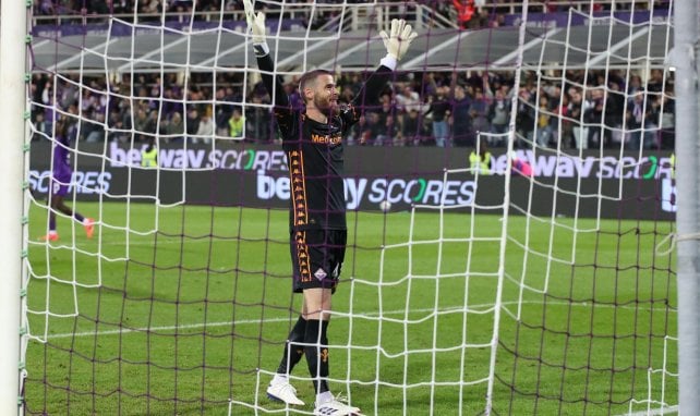 David de Gea sous le maillot de la Fiorentina. 