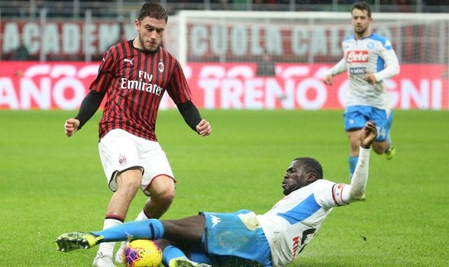 Davide Calabria ici face au Napoli