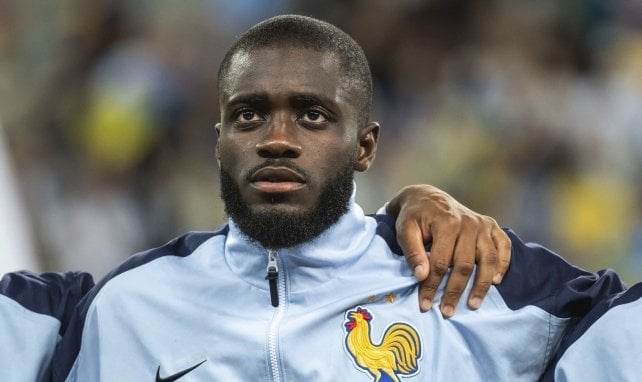Dayot Upamecano avec l'équipe de France