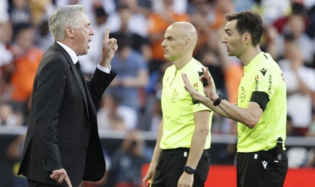 Carlo Ancelotti avec Ricardo De Burgos Bengoetxea