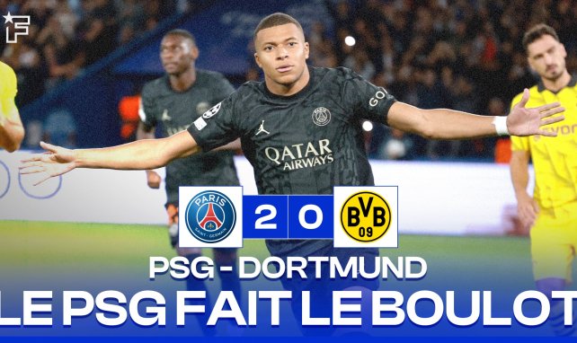 Kylian Mbappé buteur sur pénalty face à Dortmund !