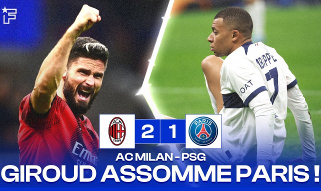 Paris tombe de haut à Milan et concède une nouvelle défaite !