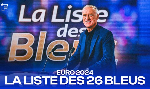 Didier Deschamps annonce la liste des 26 Bleus qui disputeront l’EURO 2024 ce jeudi.