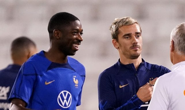 Ousmane Dembélé et Antoine Griezmann