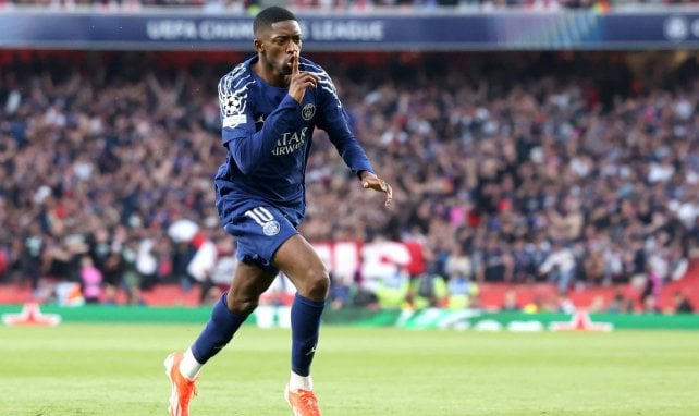 Ousmane Dembélé, buteur contre Arsenal
