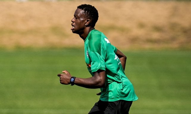 Denis Zakaria lors d'un entraînement