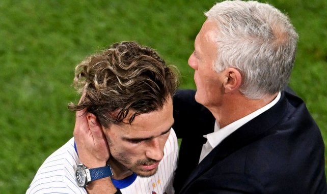 Antoine Griezmann et Didier Deschamps