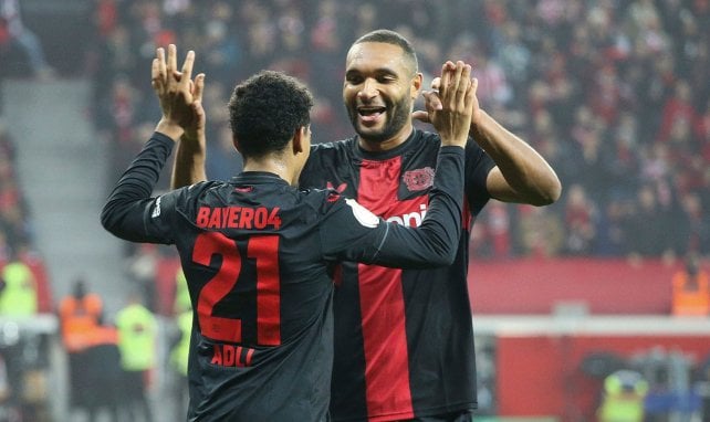 Amine Adli et Jonathan Tah