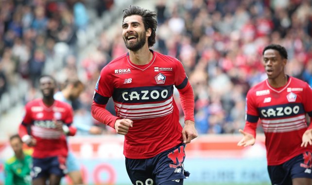 André Gomes sous le maillot du LOSC 