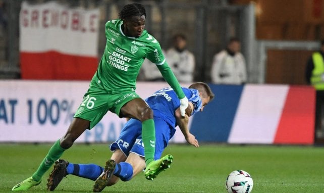 Lamine Fomba sous les couleurs de l'ASSE