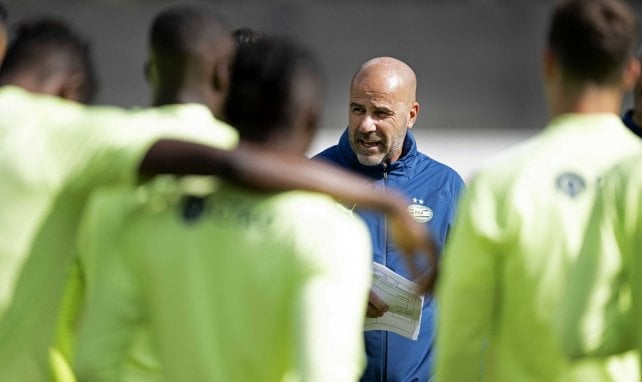 Peter Bosz avec le PSV