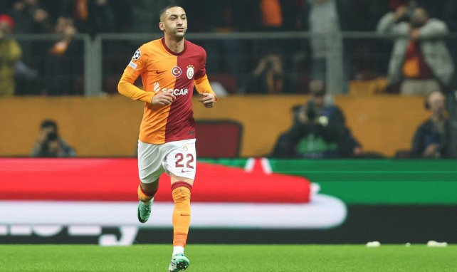 Hakim Ziyech avec le Galatasaray