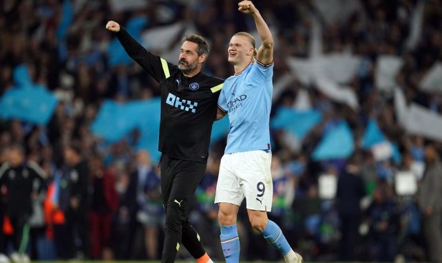 Scott Carson et Erling Haaland