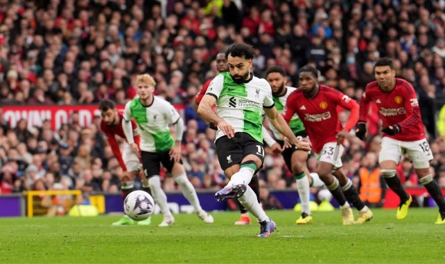 Mohamed Salah buteur avec Liverpool.