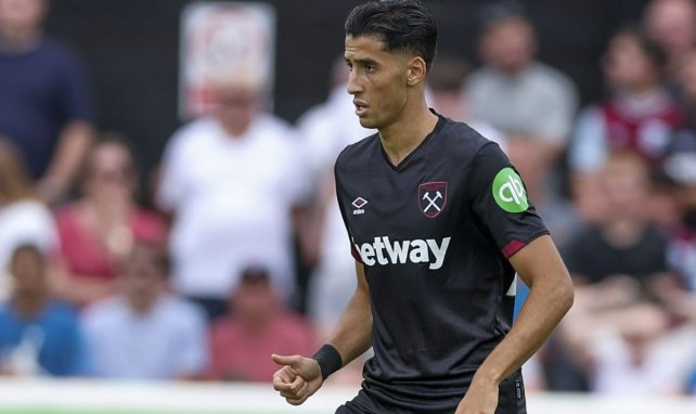 Nayef Aguerd avec West Ham