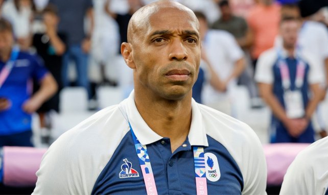 Thierry Henry avec la France aux Jeux Olympiques