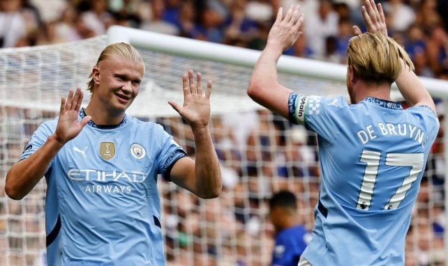 Erling Haaland avec City  