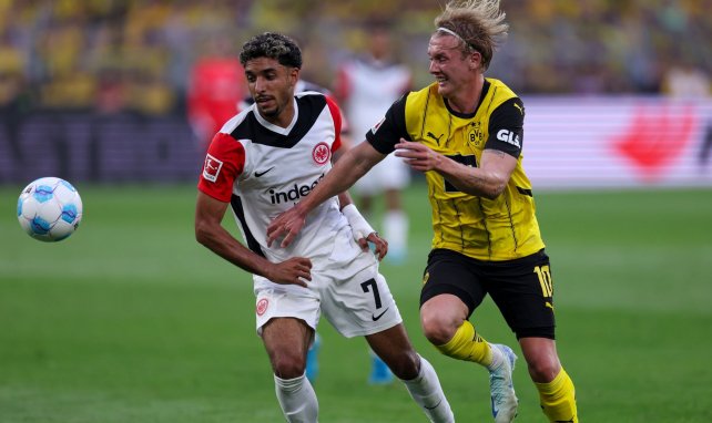 Julian Brandt against Marmoush