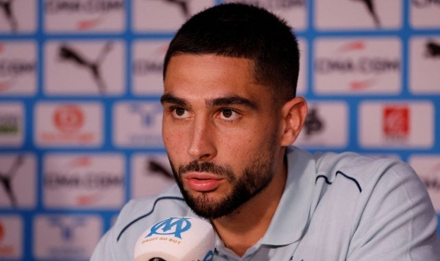 Neal Maupay avec l'OM