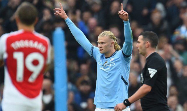 Erling Haaland avec City 