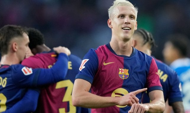 Dani Olmo avec le FC Barcelone