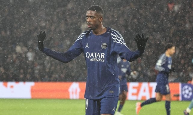 Ousmane Dembélé avec le PSG