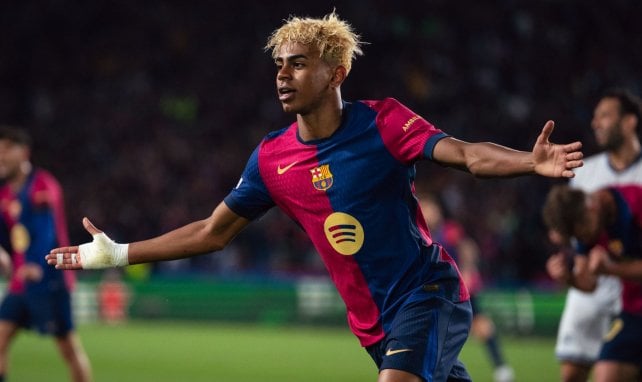 Lamine Yamal avec le Barça