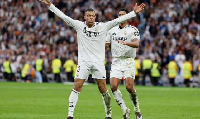 Kylian Mbappé avec le Real Madrid